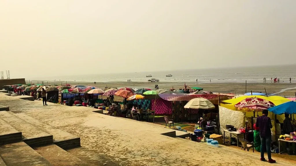 beautiful jampore beach view at daman