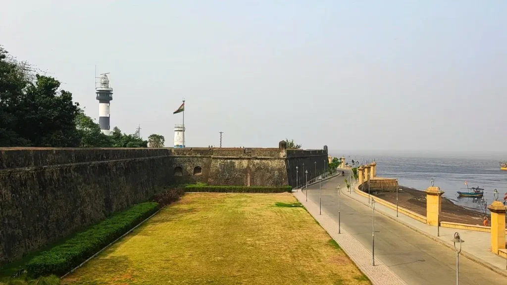 lighthouse at moti daman fort in daman