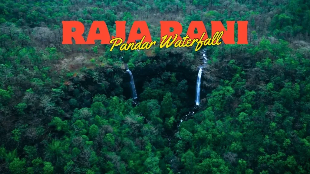 rajarani waterfall trekking near vyara gujarat in deep jungle