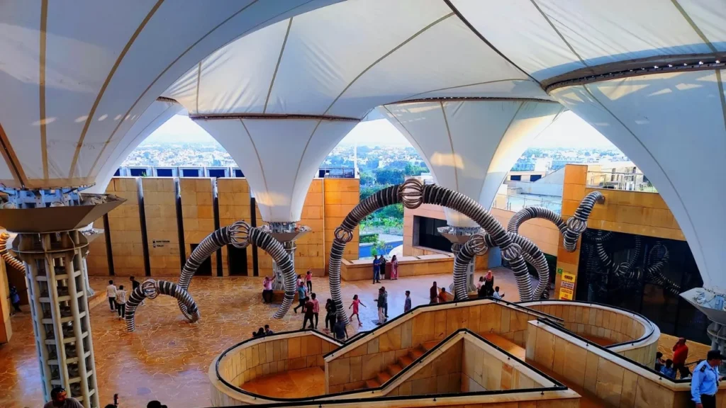 smrutivan earthquake museum in bhuj city kutch gujarat