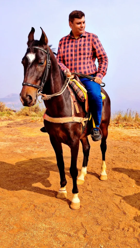 horse riding at table land panchgani mahabaleshwar