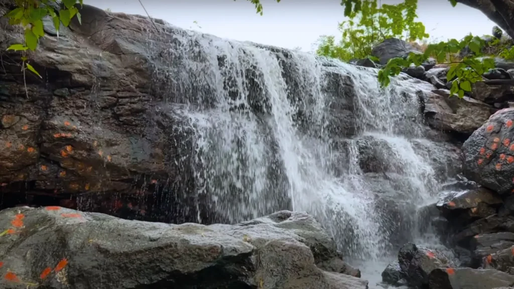 jodia waterfall near bilpudi in dharampur