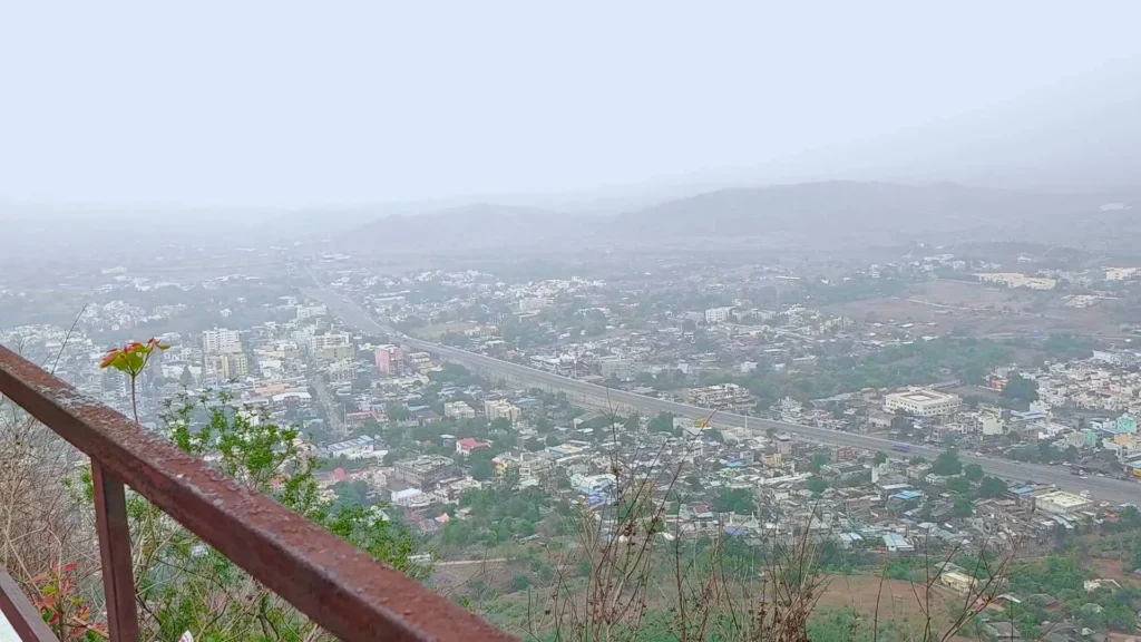 songadh city view from top of fort