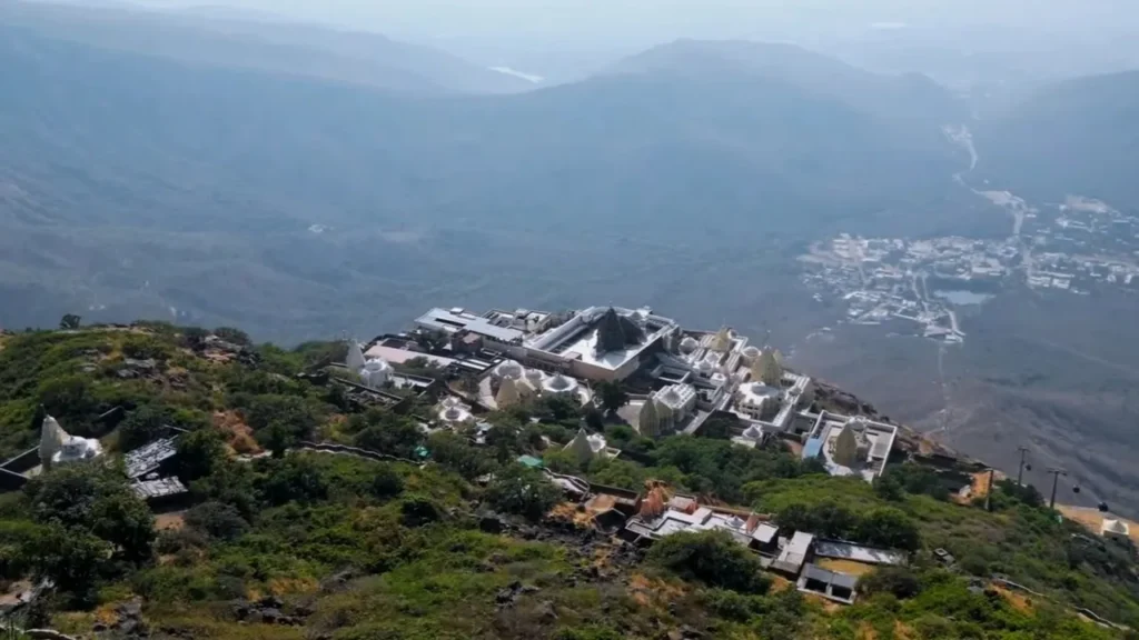 girnar hill and ambe maa temple in junagadh