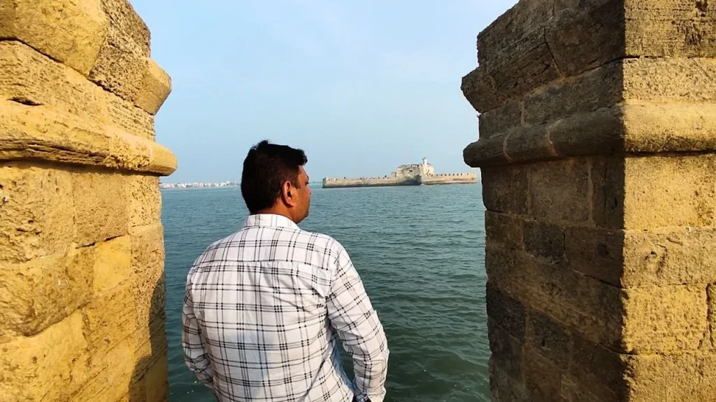 view from diu fort