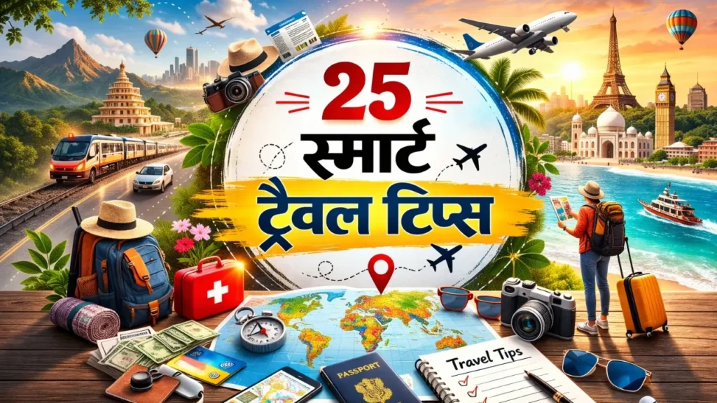स्मार्ट ट्रैवल टिप्स हर एक ट्रैवलर के लिए travel tips in hindi